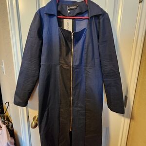 Loragal long sleeve zip-front dress